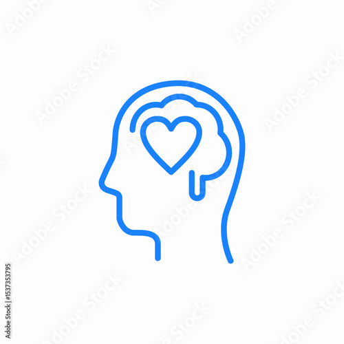 mental health icon sign vector