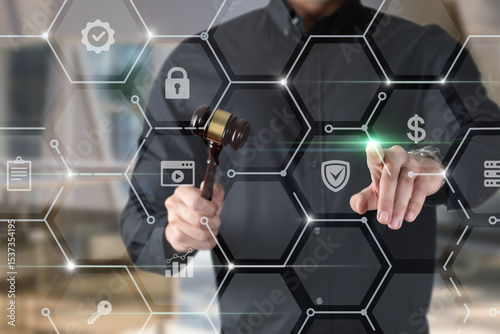 Digital transformation in legal practices captured.