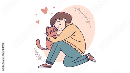 Vector Illustration Set for International Homeless Animals Day August 15th Awareness Campaign and T-shirt Poster Designs