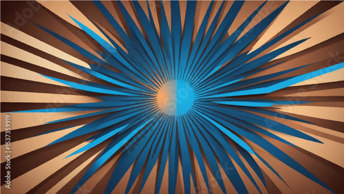 brown gradient background  blue radial gradient effect vector.
