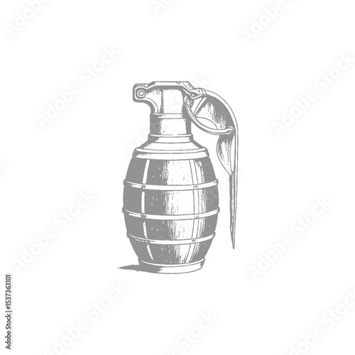 Hand Grenade Illustration
