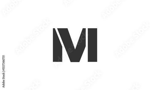 IVI logo design template with strong and modern bold text. Initial based vector logotype featuring simple and minimal typography. Trendy company identity.