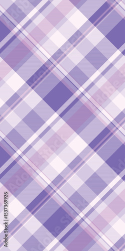 Teen seamless background pattern, outside check textile tartan. Tone fabric plaid vector texture in light and indigo colors.