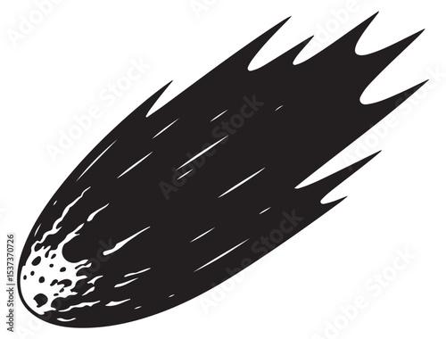 SHOOTING STAR SILHOUETTE