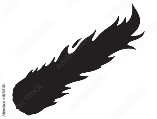 SHOOTING STAR SILHOUETTE