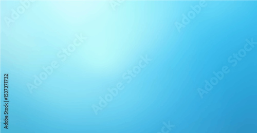 A stunning digital design featuring a smooth light blue gradient background that transitions seamlessly into a blue radial gradient effect.