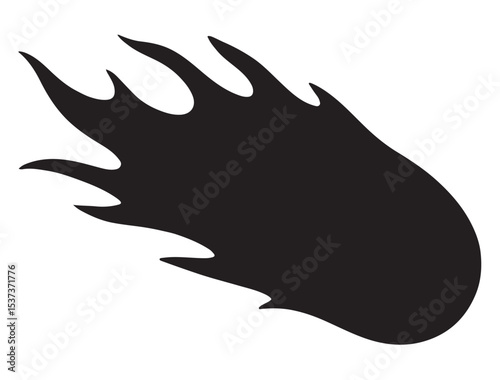 SHOOTING STAR SILHOUETTE