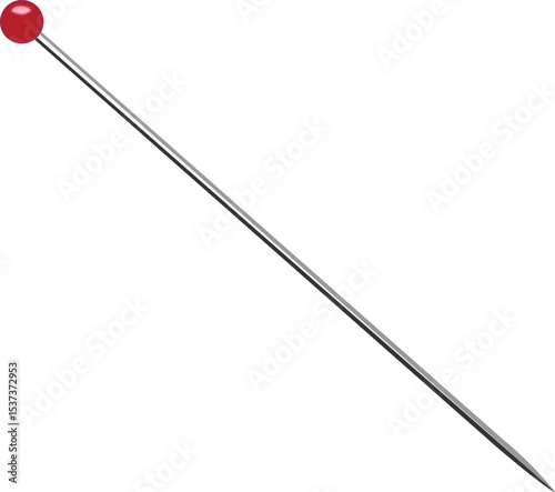 Red-headed Straight Pin A Simple, Versatile Tool for Crafts and More