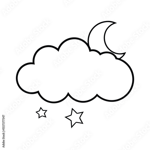 Dreamlike cloud illustration soft whimsical vector design with blue green and yellow hues