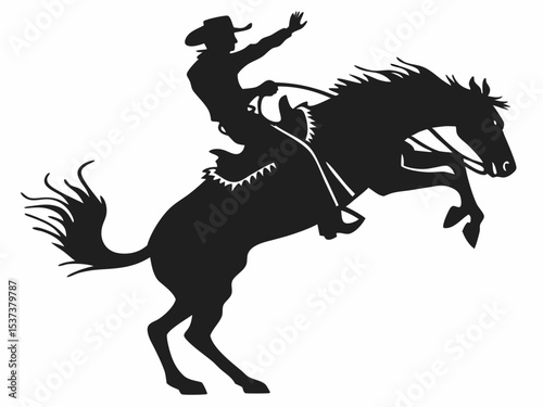 horse silhouette vector