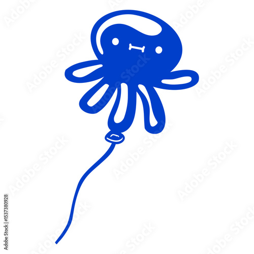 Octopus squid balloon friend cute sweet tentacle baby child
