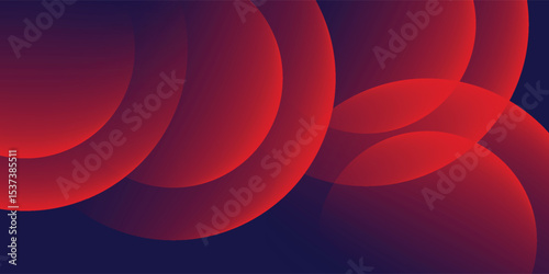 Minimal geometric background. Modern abstract gradient circle shapes. Futuristic concept. Wave abstract background. Vector illustration