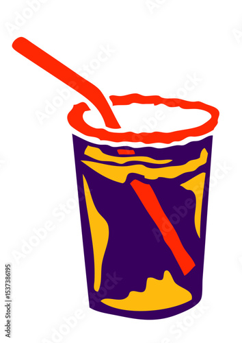 verre paille apero alcool 