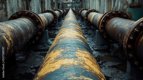 Wallpaper Mural Texas Panhandle Petroleum Pipeline: Key Infrastructure for US Energy Industry and Crude Oil Technology Torontodigital.ca