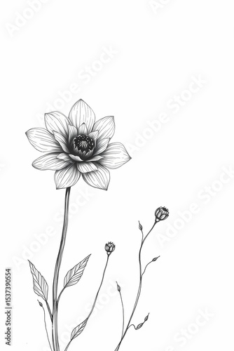 vector illustration of a flower