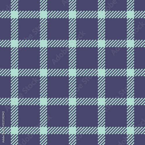Elegant teal and navy blue plaid pattern. Perfect for textile design, apparel, packaging, or website backgrounds.