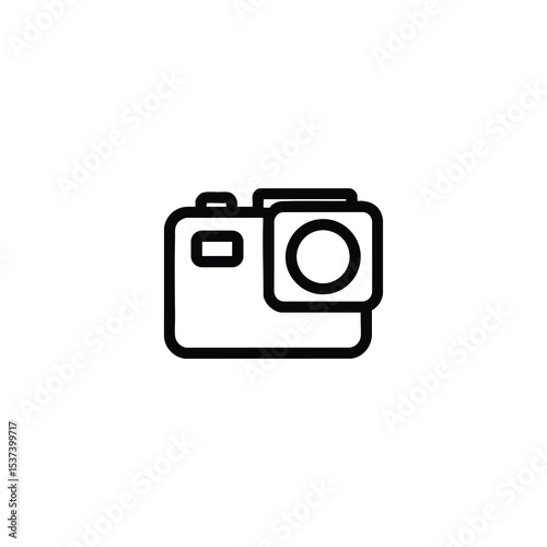 Action Camera Compact Outline Icon