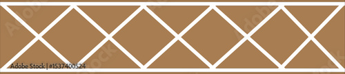 beige diamond lattice border pattern decorative trim geometric design molding abstract background with a pattern