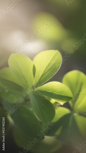Sunlight on Fresh Leaves
