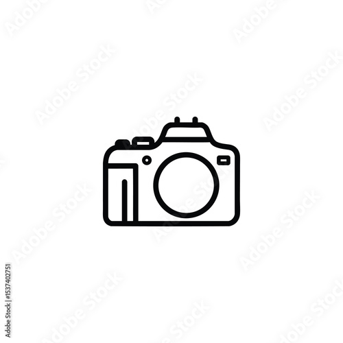 Camera Body Outline No Lens Icon