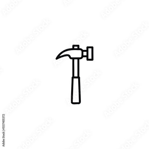 Geologist Rock Hammer Tool Icon