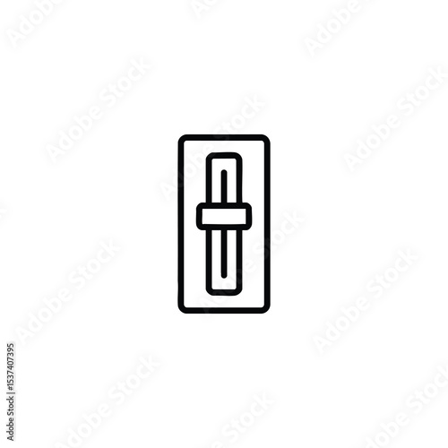 Mixing Board Fader Line Icon