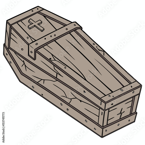 old wooden box