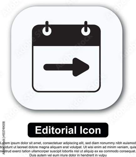 Illustration Icon Calendar Vector Set