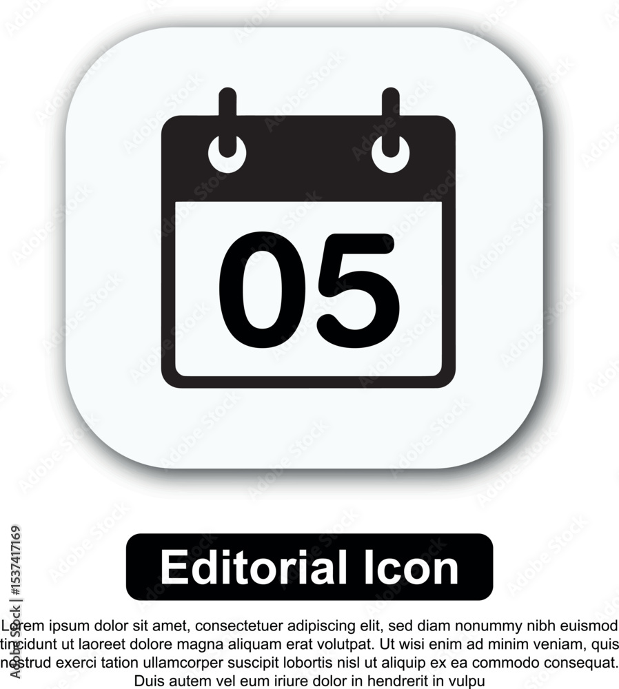 Illustration Icon Calendar Vector Set Illustration Icon Calendar Vector Set