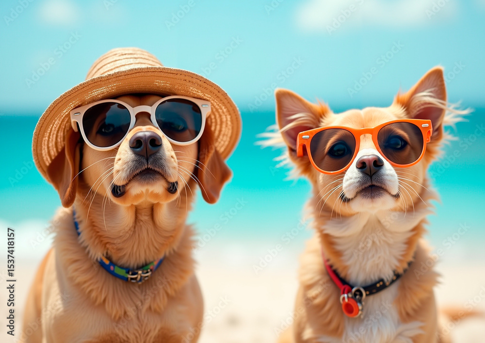 custom made wallpaper toronto digitaltwo dogs on the beach
