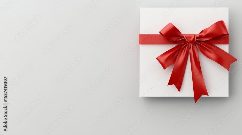 White Envelope with Red Bow 3D Render, Gift Concept, Holiday Design Gift, Packaging White Envelope with Red Bow 3D Render, Gift Concept, Holiday Design Gift, Packaging