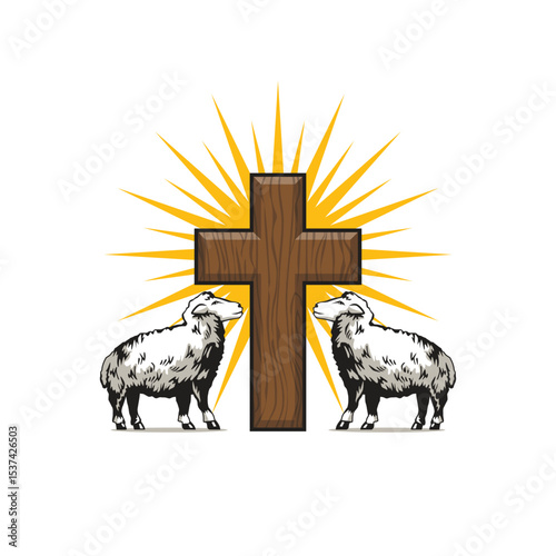 bible abstract logo modern style