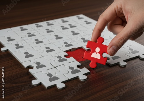 Finding the right candidate for team puzzle