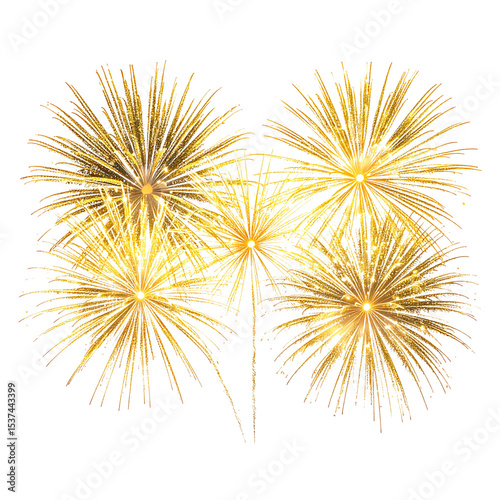 Transparent PNG available
Photo of white and golden real fireworks texture overlay, isolated on transparent background, festive celebration, 4th of July holiday, Independence day,christmas, wedding pn