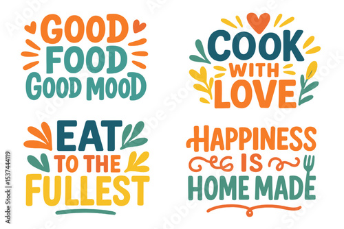 Featuring vector quotes in a distinctive hand-drawn typography, the collection includes elements suitable for greeting cards, decorative items, prints, and posters, all centered around handwritten