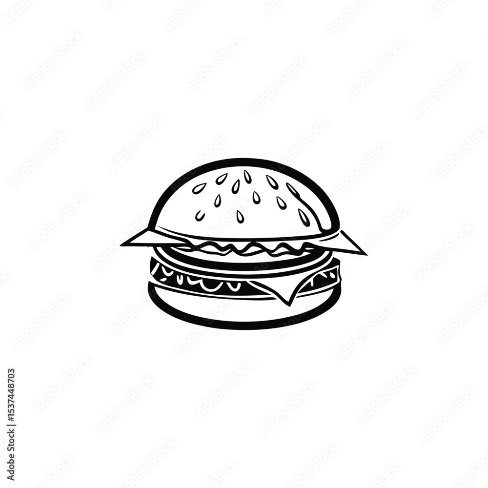 Fototapeta premium burger