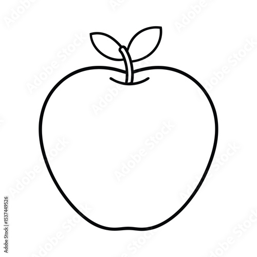 A vibrant detailed illustration of a poisoned apple perfect for fairytale themes halloween designs or whimsical projects featuring rich colors and sharp vector graphics