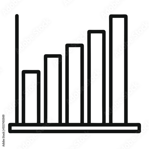 Bar Chart Analaytics Icon