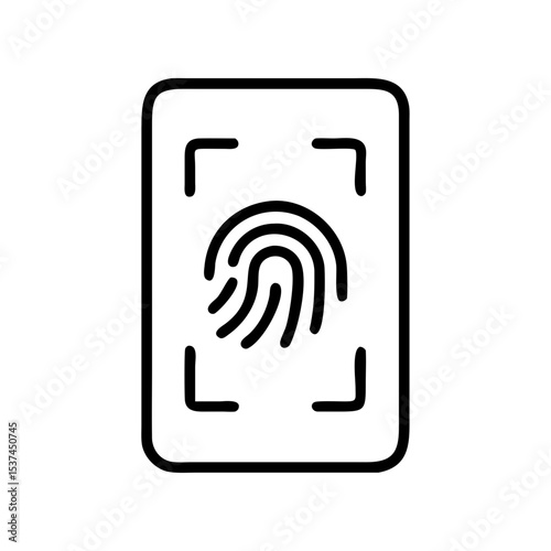 Fingerprint scan on passport scanner for secure identity verification. Biometric passport scanner provides fast and secure authentication for travel and immigration.