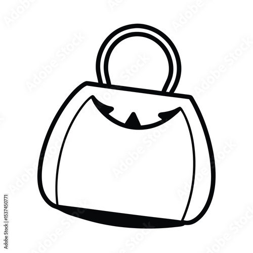 Halloween trick or treat bag design colorful candy corn pumpkins and spooky ghosts