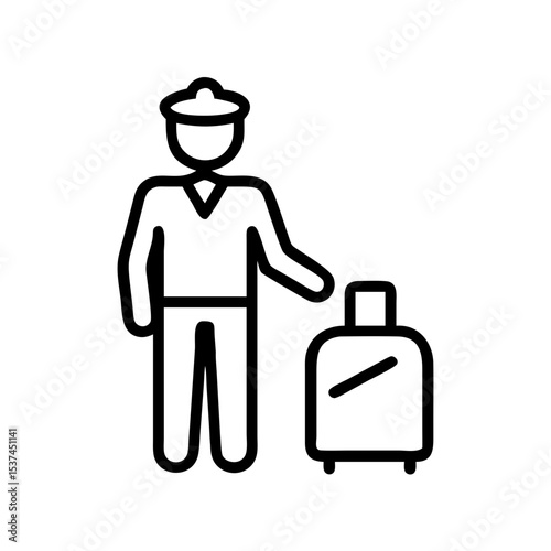 Customs officer inspecting luggage at airport. Officer checks passenger baggage for prohibited items.  Security check concept for travel agencies and airport websites.