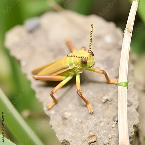 Adult Short-horned Grasshopper