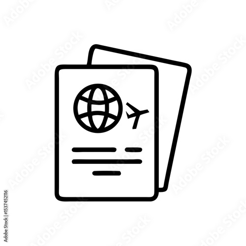 Passport with Schengen visa for international travel.  Passport and visa application for European travel.  Schengen visa allows multiple entries within Schengen area.