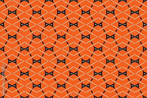 Seamless Fashion Shape Texture Digital Graphic Symmetric Geometric Fabric Wallpaper Visual Template Perspective Endless Interior Background Cloth Decoration Textile Art Tile Design Luxury Pattern.