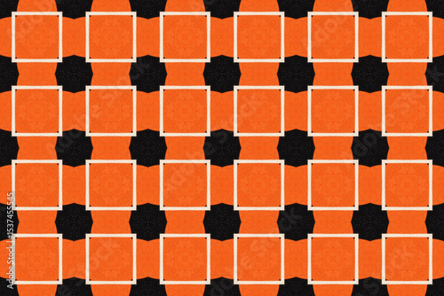 Seamless Fashion Shape Texture Digital Graphic Symmetric Geometric Fabric Wallpaper Visual Template Perspective Endless Interior Background Cloth Decoration Textile Art Tile Design Luxury Pattern.