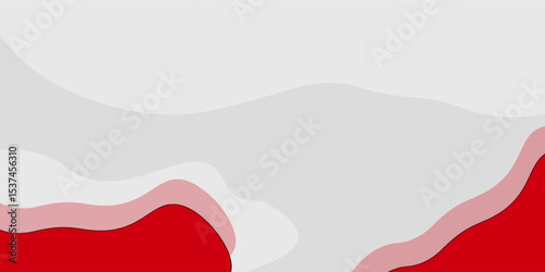 Abstract red liquid wave background. Dynamic shapes composition. vector for presentation design. Vector design for business, corporate
