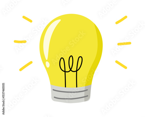 Cute Hand Drawn Light bulb