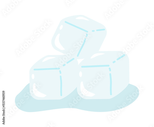Cute Hand Drawn ice cubes