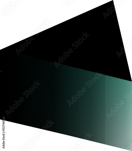 Abstract Geometric Black Icons for Modern Technological Interfaces and Digital Applications