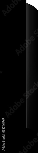 Abstract Geometric Black Icons for Modern Technological Interfaces and Digital Applications